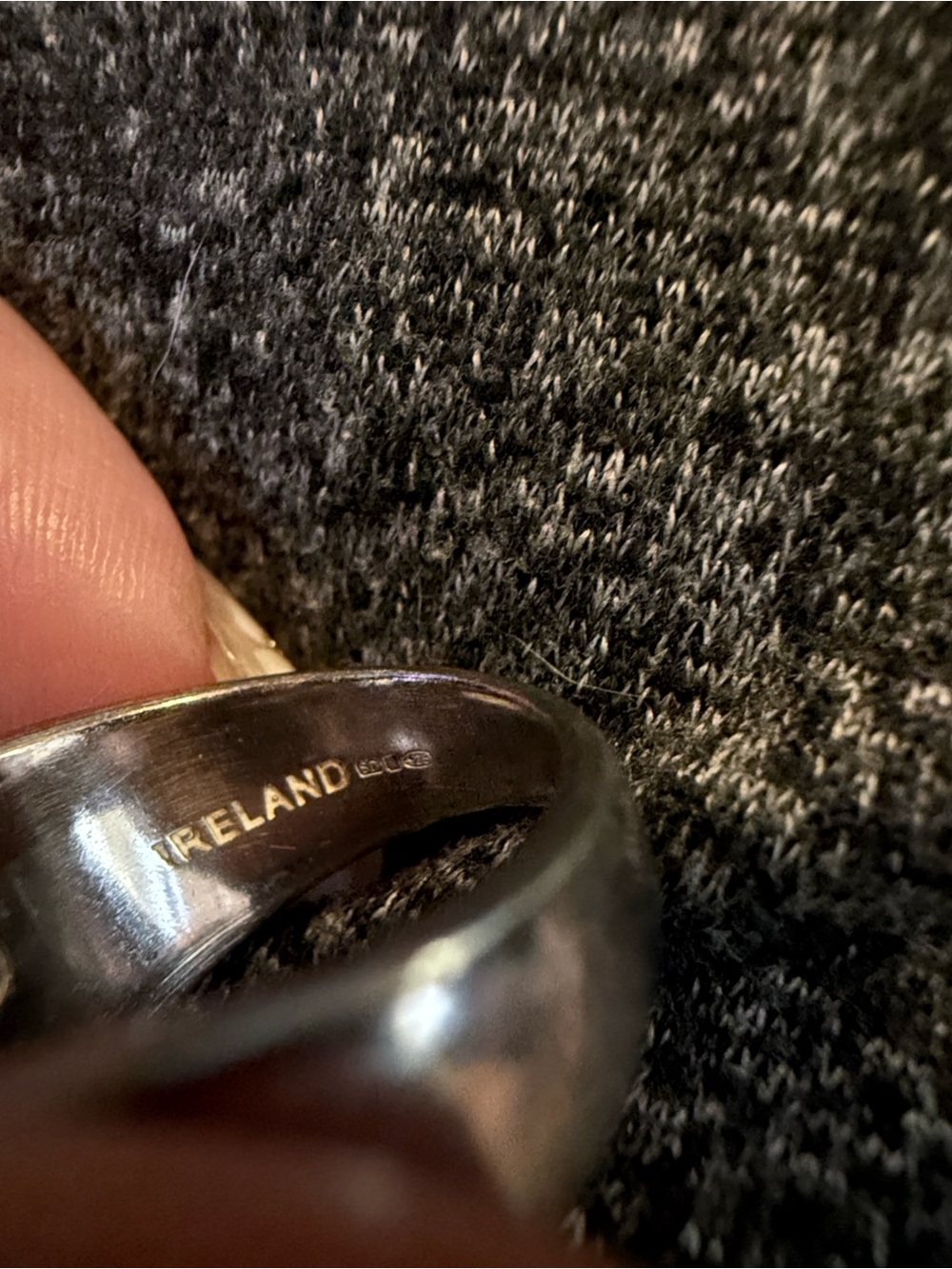 Vintage Celtic sterling silver ring - Picture 3 of 4